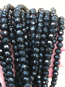 GLASS CRYSTAL FACETED 6MM