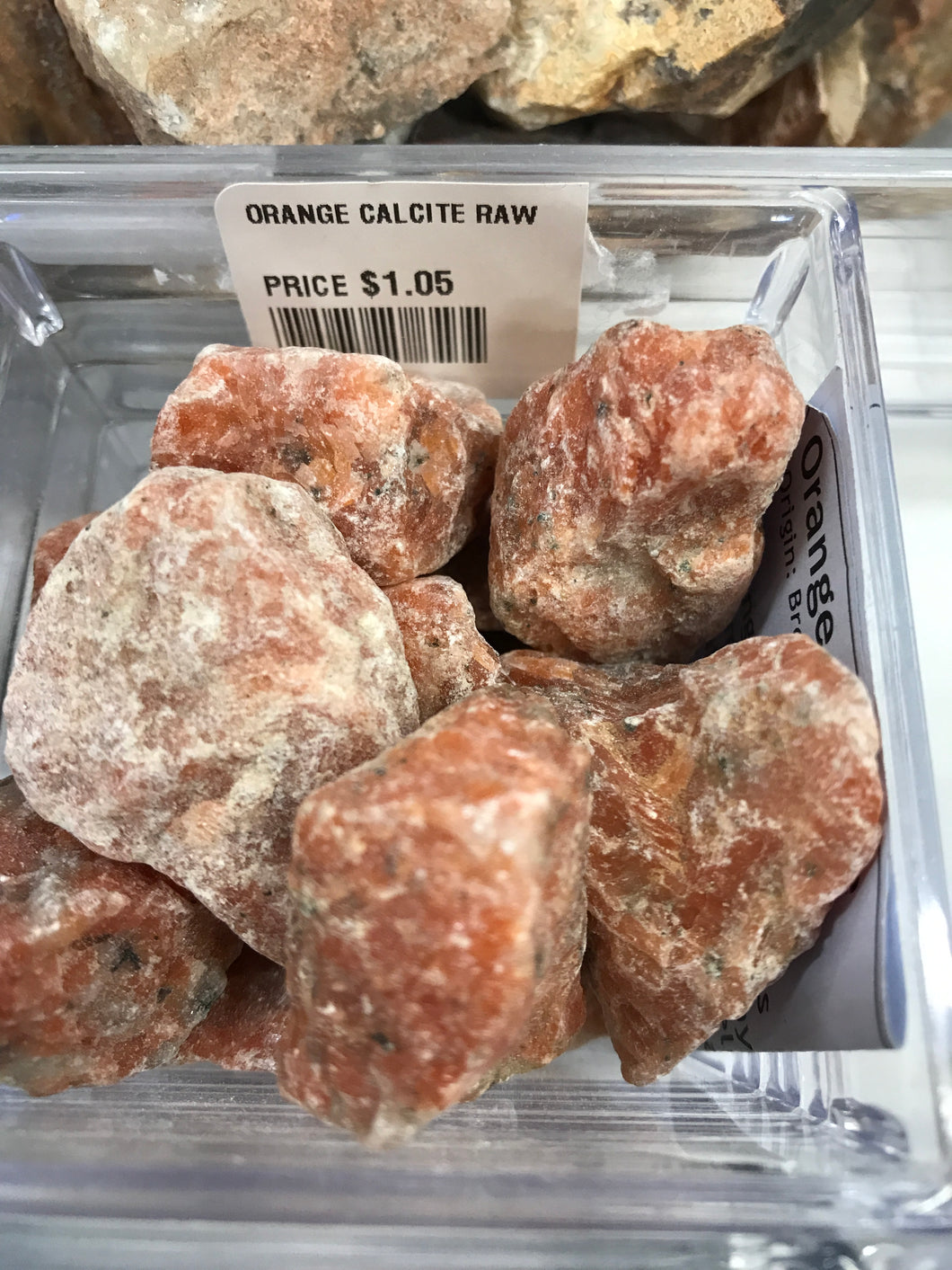 ORANGE CALCITE RAW