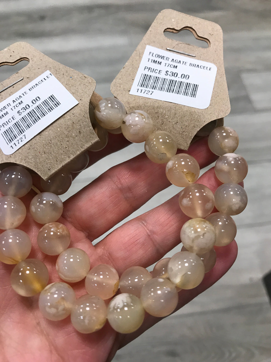 FLOWER AGATE BRACELET