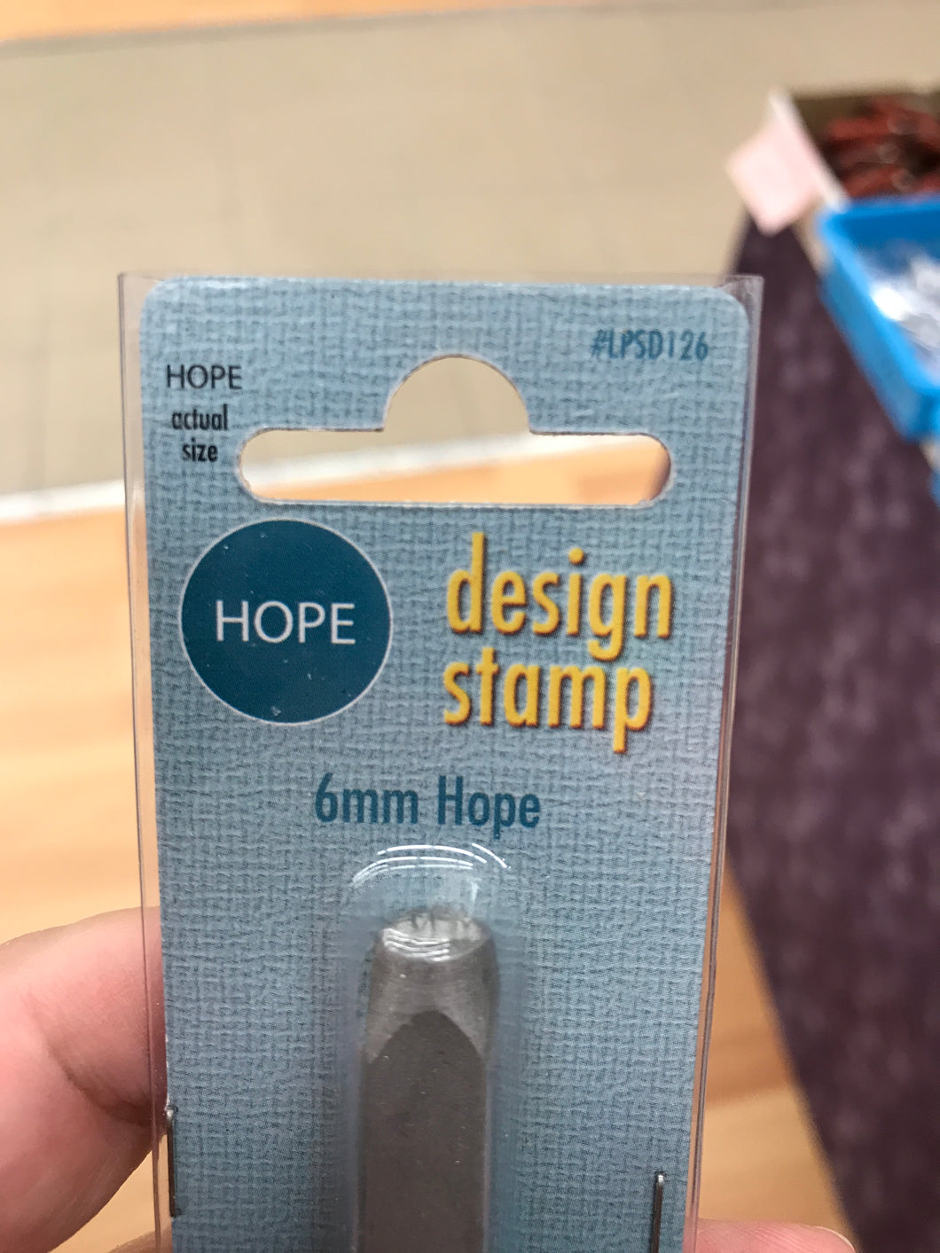 DESIGN STAMP HOPE 6MM