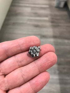 BRASS/RHINESTONE BOX CLASP