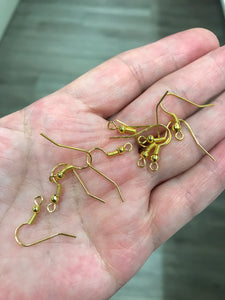EARRING FISHHOOK GOLDEN