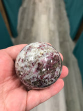 Load image into Gallery viewer, ROSE TOURMALINE SPHERE
