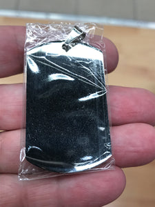 304 STAINLESS STAMPING TAG RECTANGLE