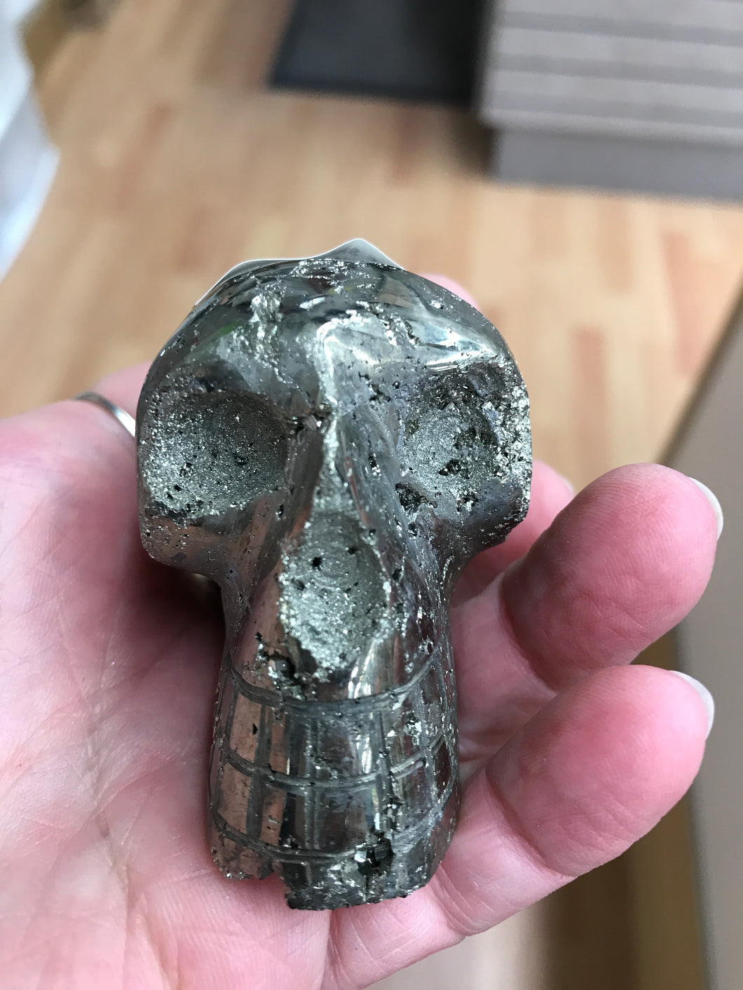 PYRITE SKULL