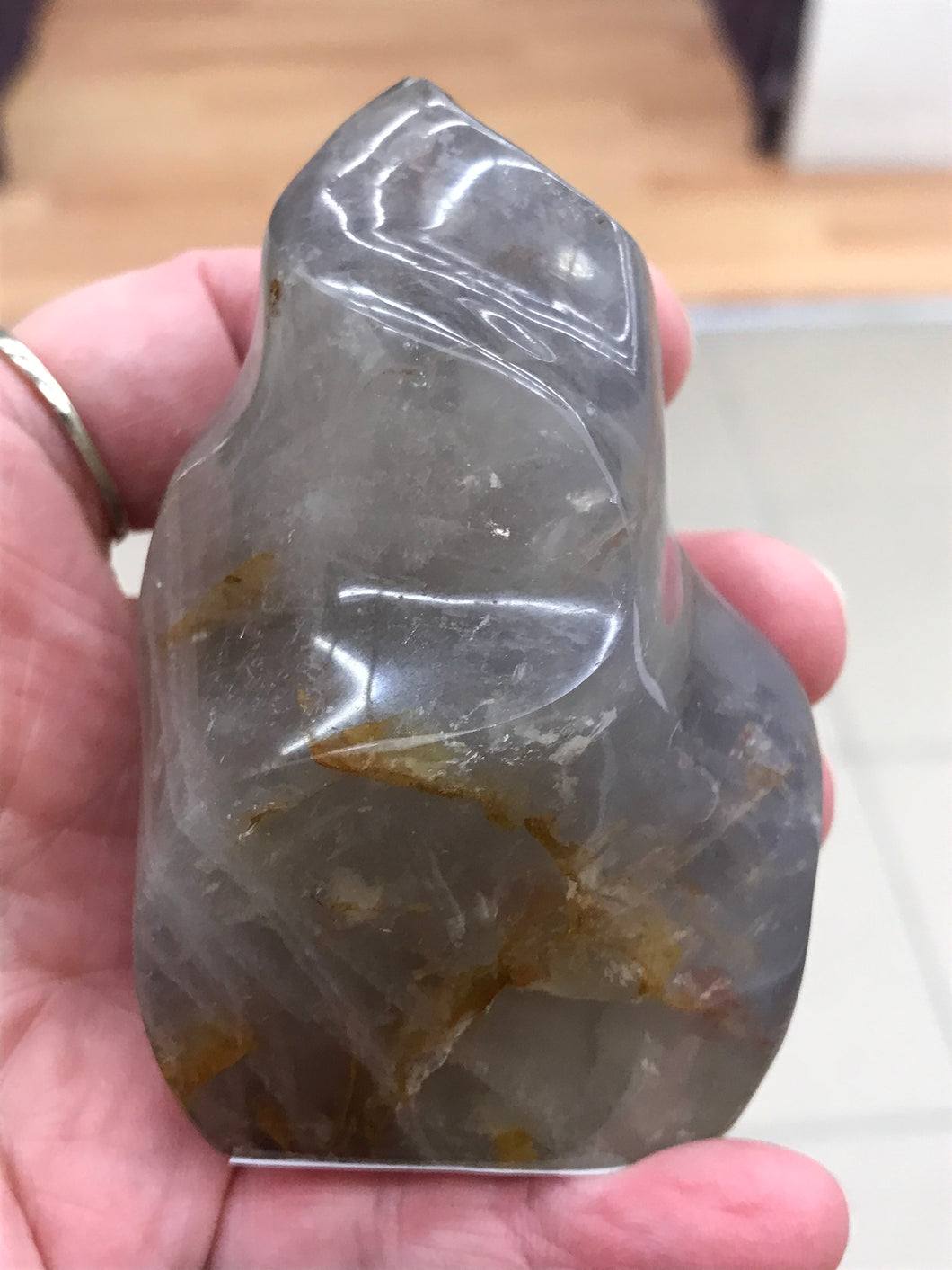 BLUE ROSE QUARTZ FLAME