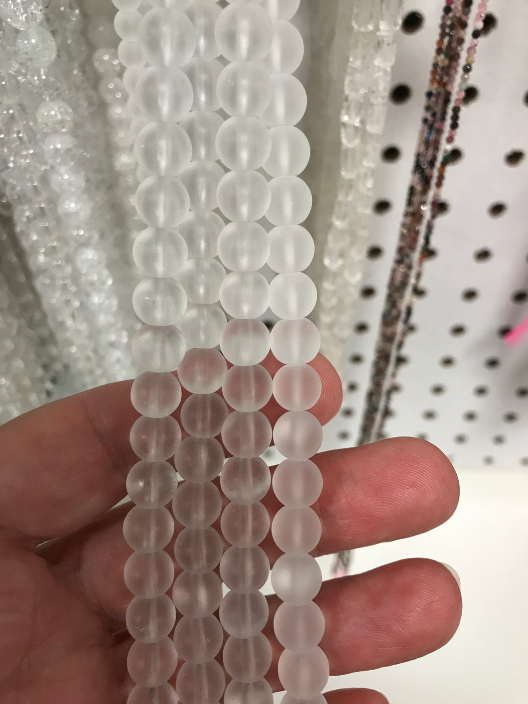 CLEAR QUARTZ MATTE 8MM