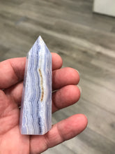 Load image into Gallery viewer, BLUE LACE AGATE POINT
