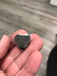 TITANIUM CREMATION ASH URN PENDANT