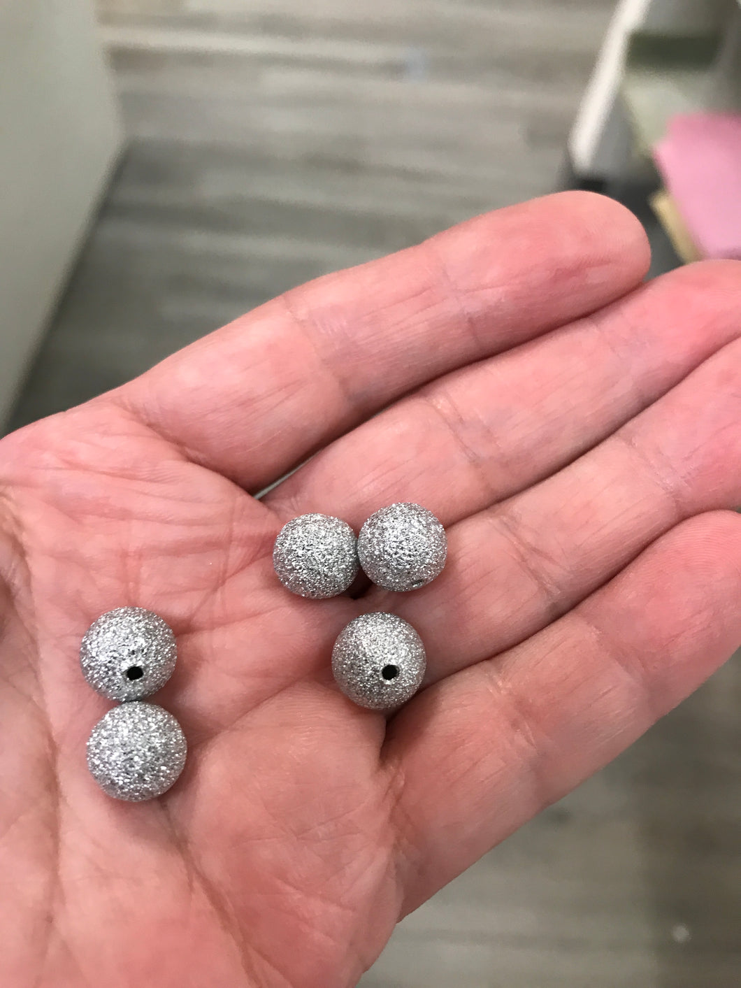 ALUMINUM STARDUST BEAD
