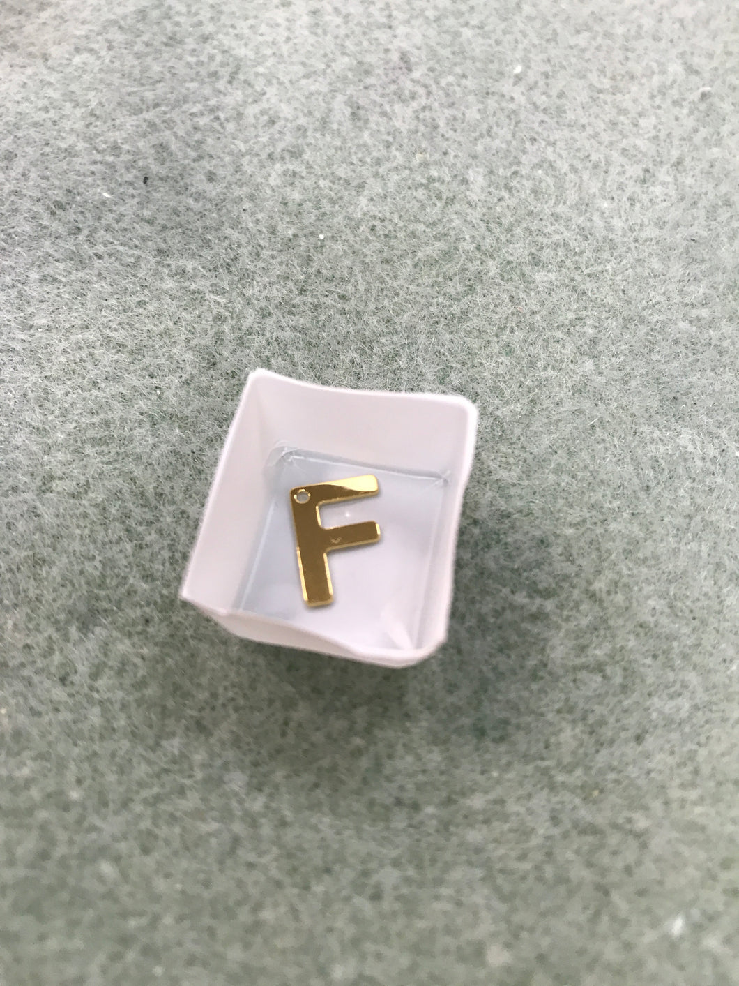 304 STAINLESS CHARM 'F'