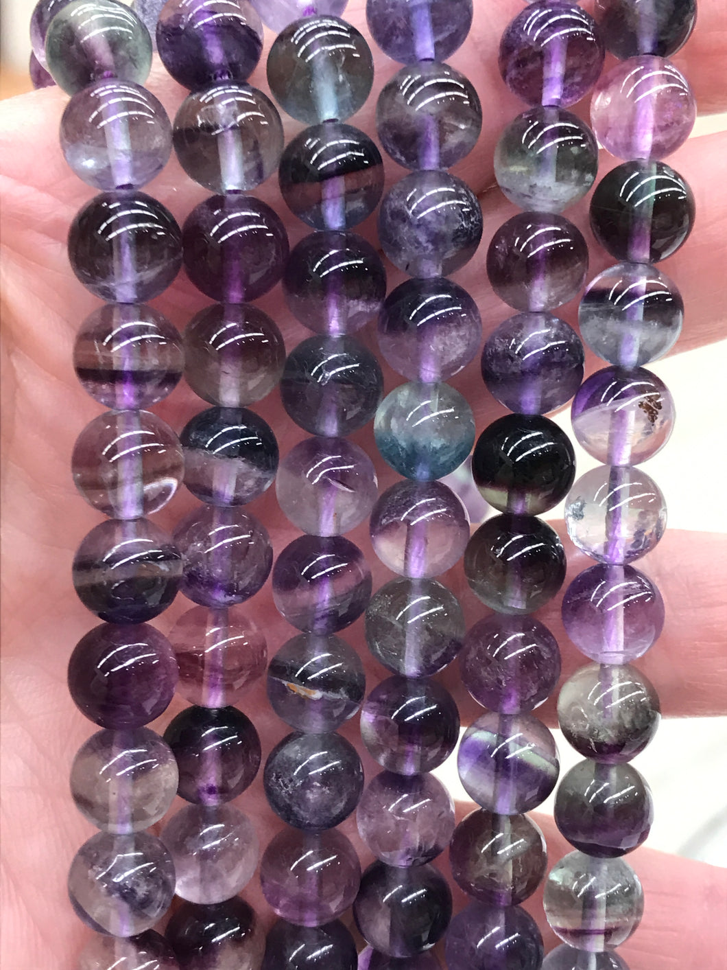 PURPLE FLUORITE 8MM AAA