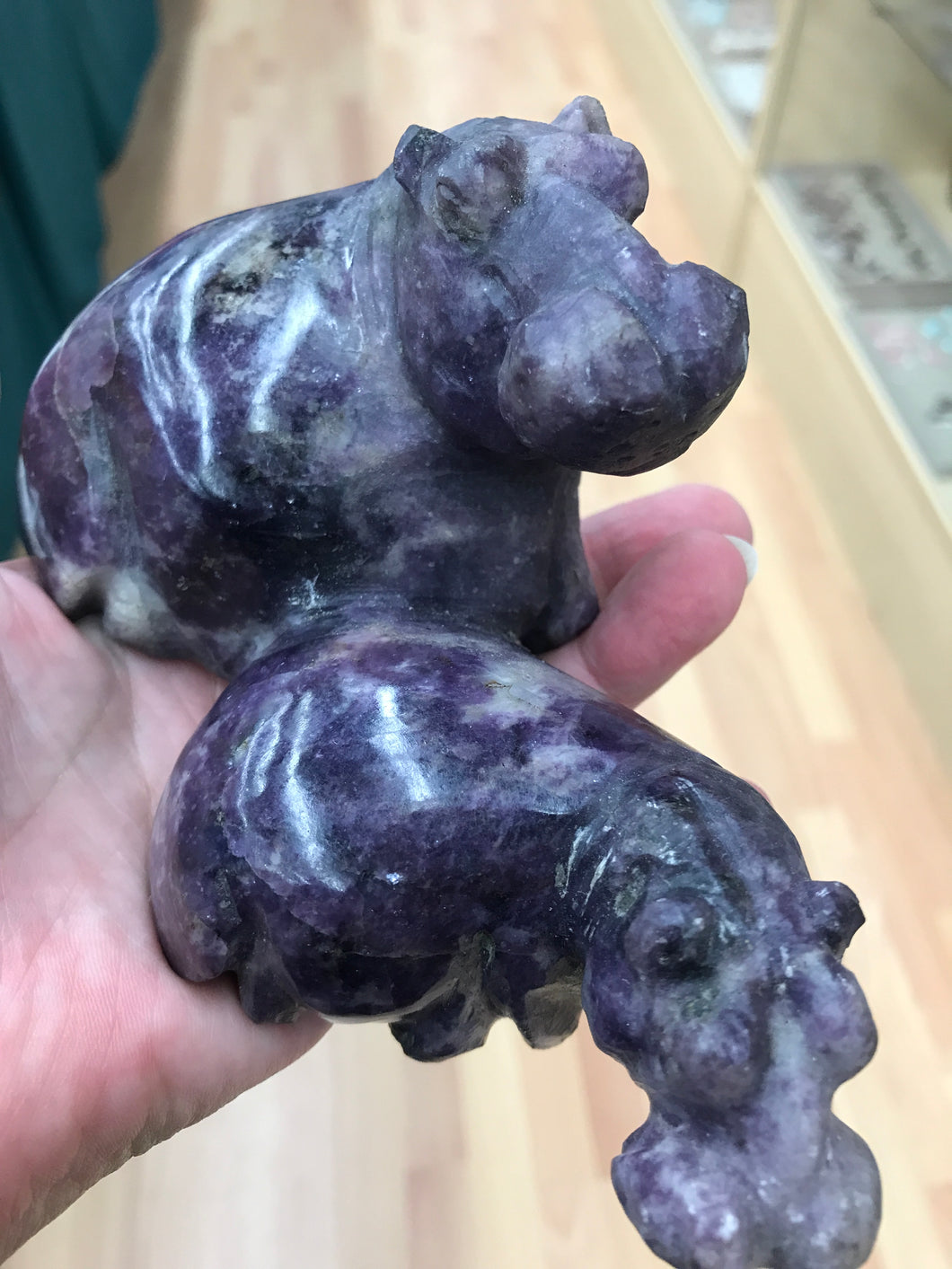 LEPIDOLITE HIPPO TWINS