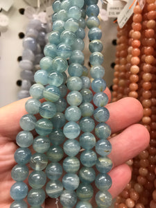 BLUE CALCITE 8MM