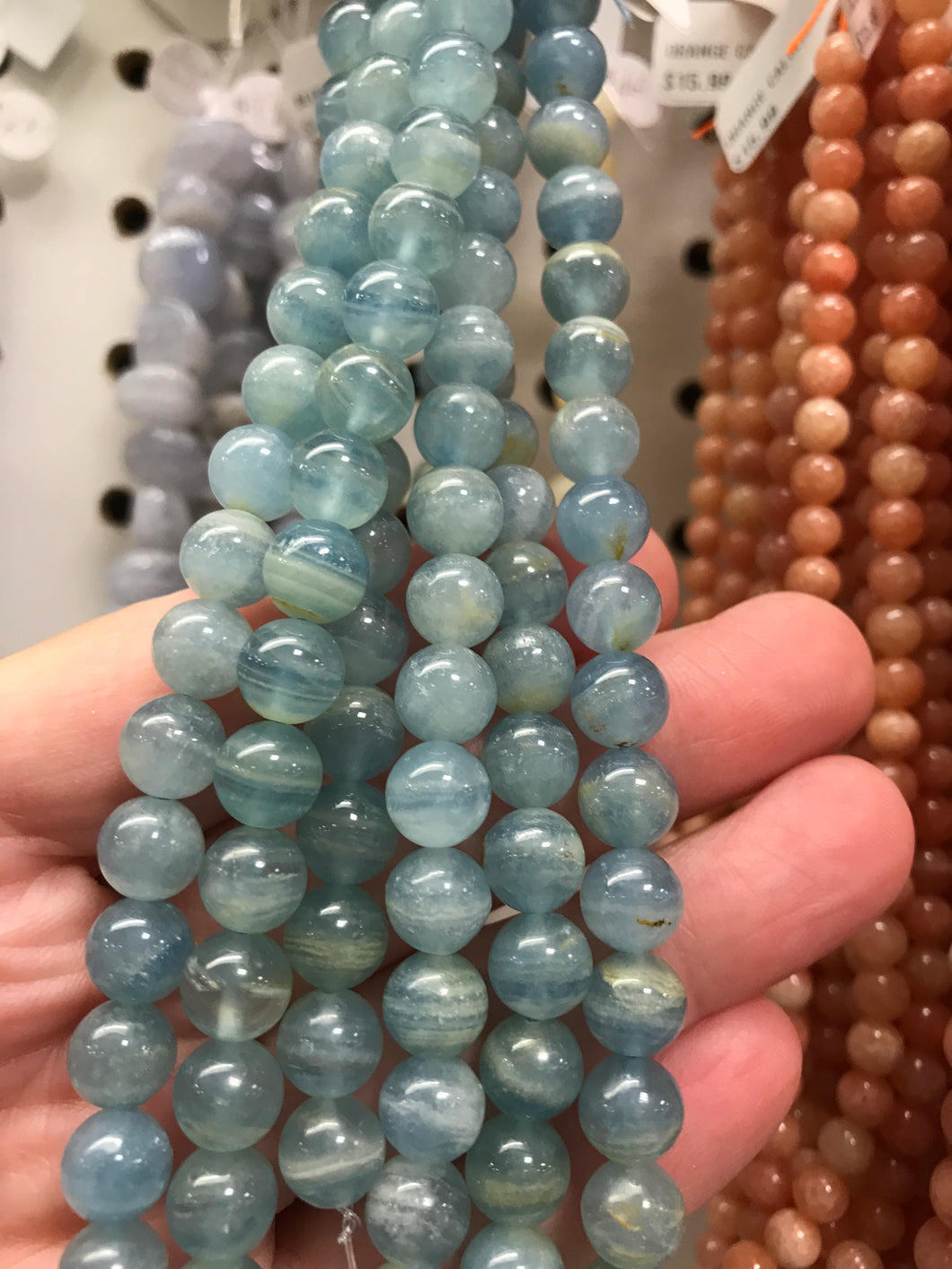 BLUE CALCITE 8MM