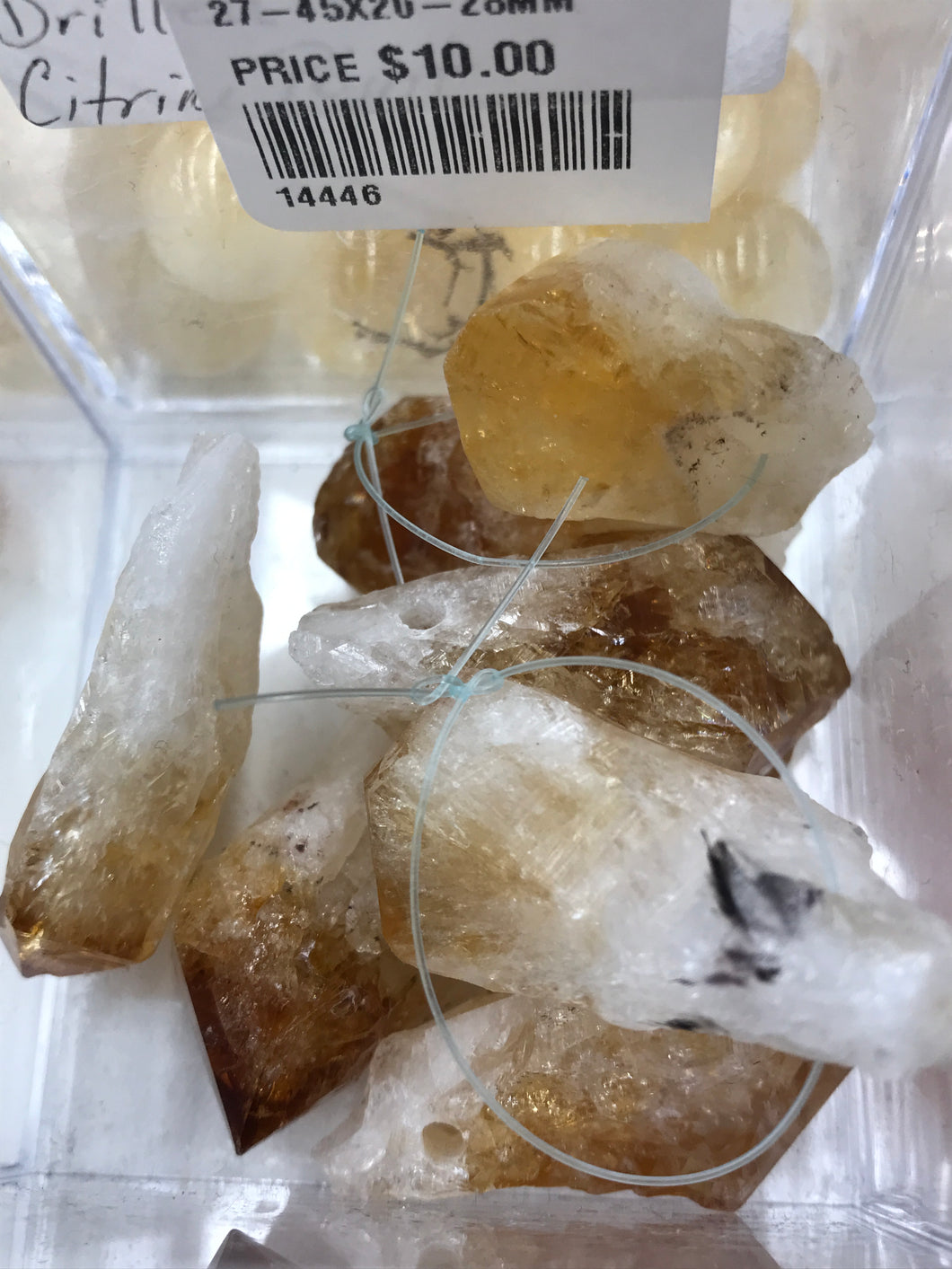 CITRINE POINT 27-45X20-28MM