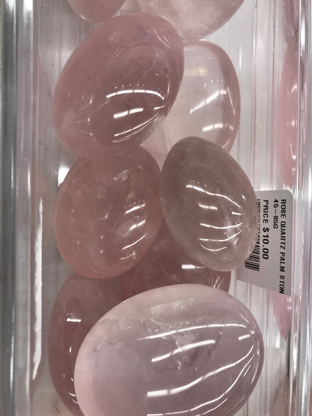 ROSE QUARTZ PALM STONE