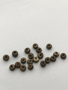 COCONUT BEADS 3MM RONDELLE