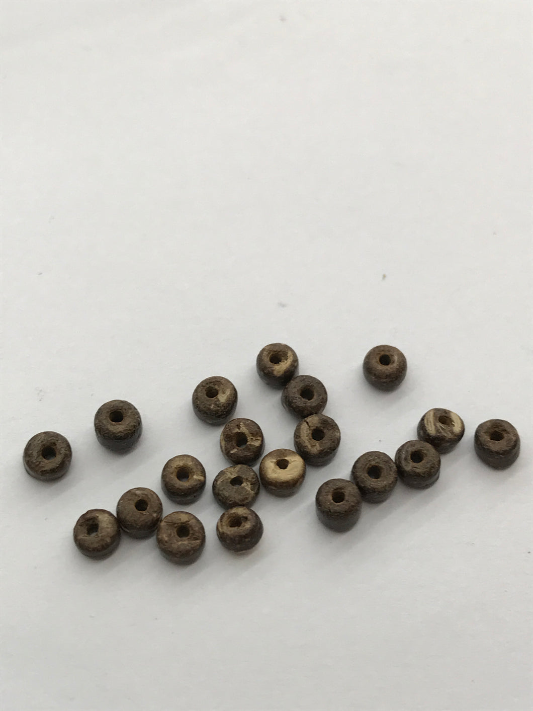 COCONUT BEADS 3MM RONDELLE
