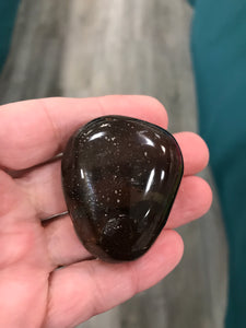 SMOKY QUARTZ GALLET/PALM STONE