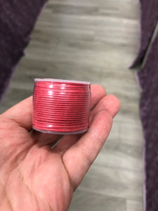 COTTON CORD WAXED PINK