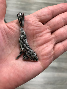 316 STAINLESS STEEL WOLF PENDANT