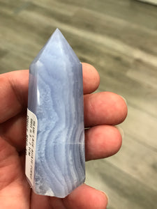 BLUE LACE AGATE POINT