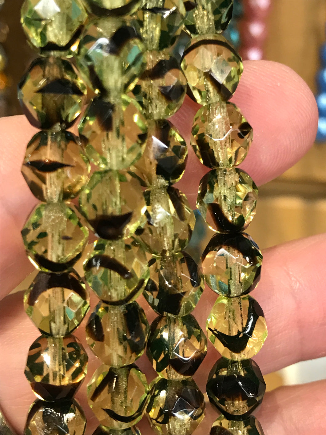CZECH FIRE POLISHED CRYSTAL 8MM