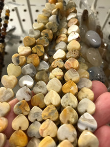 CRAZY AGATE HEART