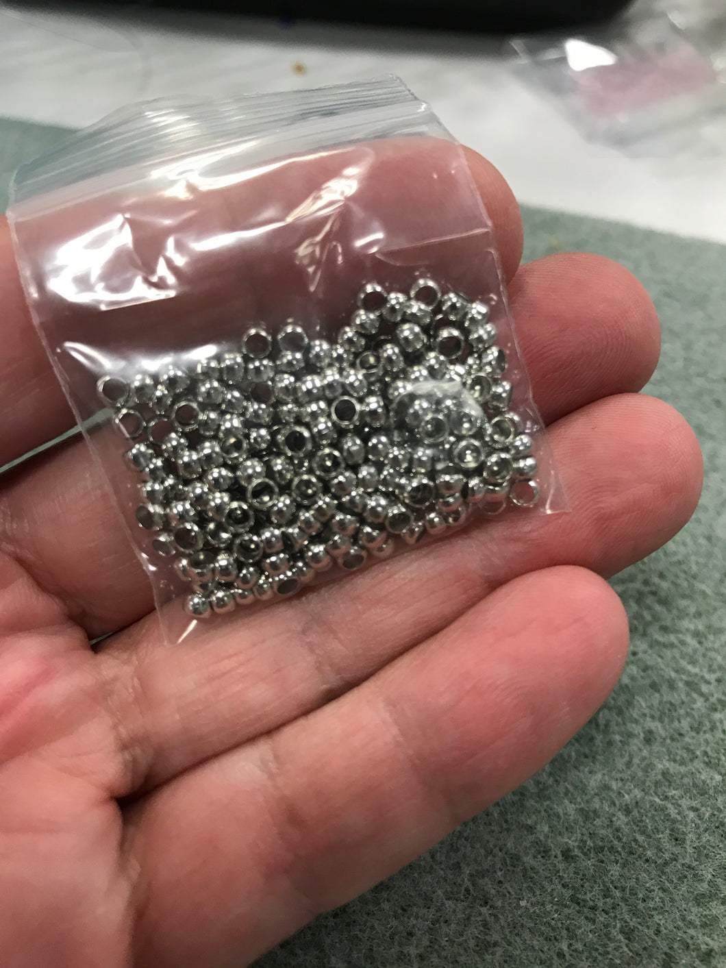 BRASS CRIMP BEAD