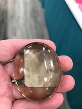 Load image into Gallery viewer, SMOKY QUARTZ GALLET/PALM STONE
