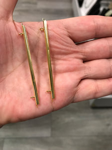 MIYUKI SLIDE TUBE ENDS GOLD