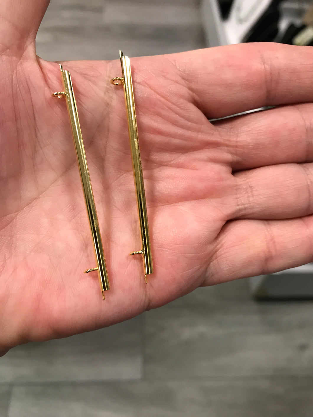 MIYUKI SLIDE TUBE ENDS GOLD