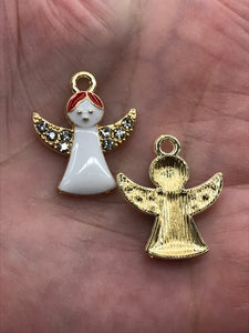 ENAMEL ANGEL CHARM