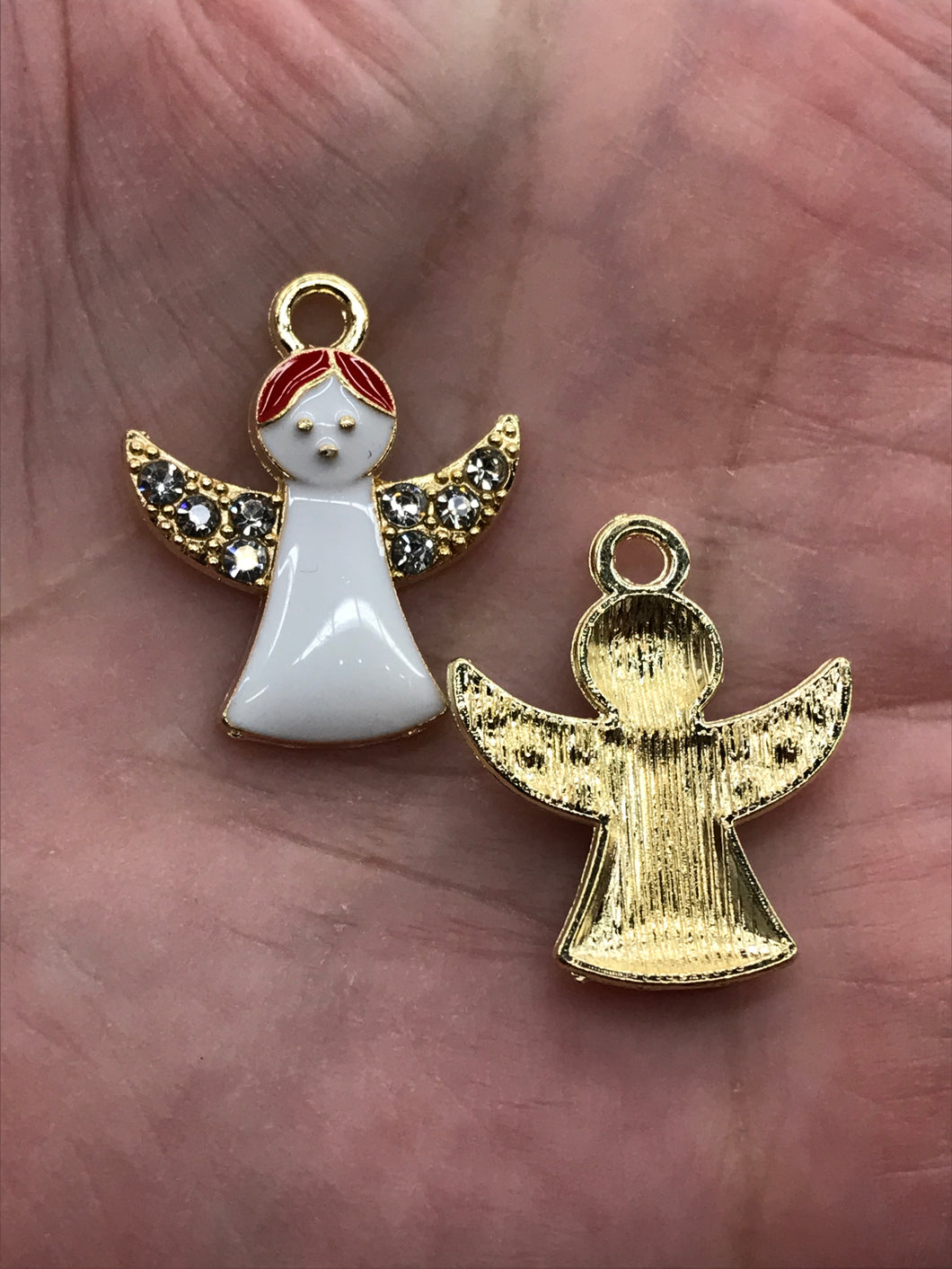 ENAMEL ANGEL CHARM