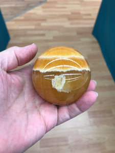 ORANGE CALCITE SPHERE