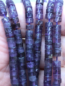 AMETHYST HEISHI 4X2MM