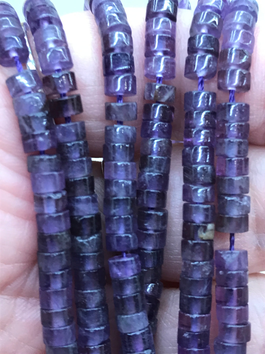 AMETHYST HEISHI 4X2MM