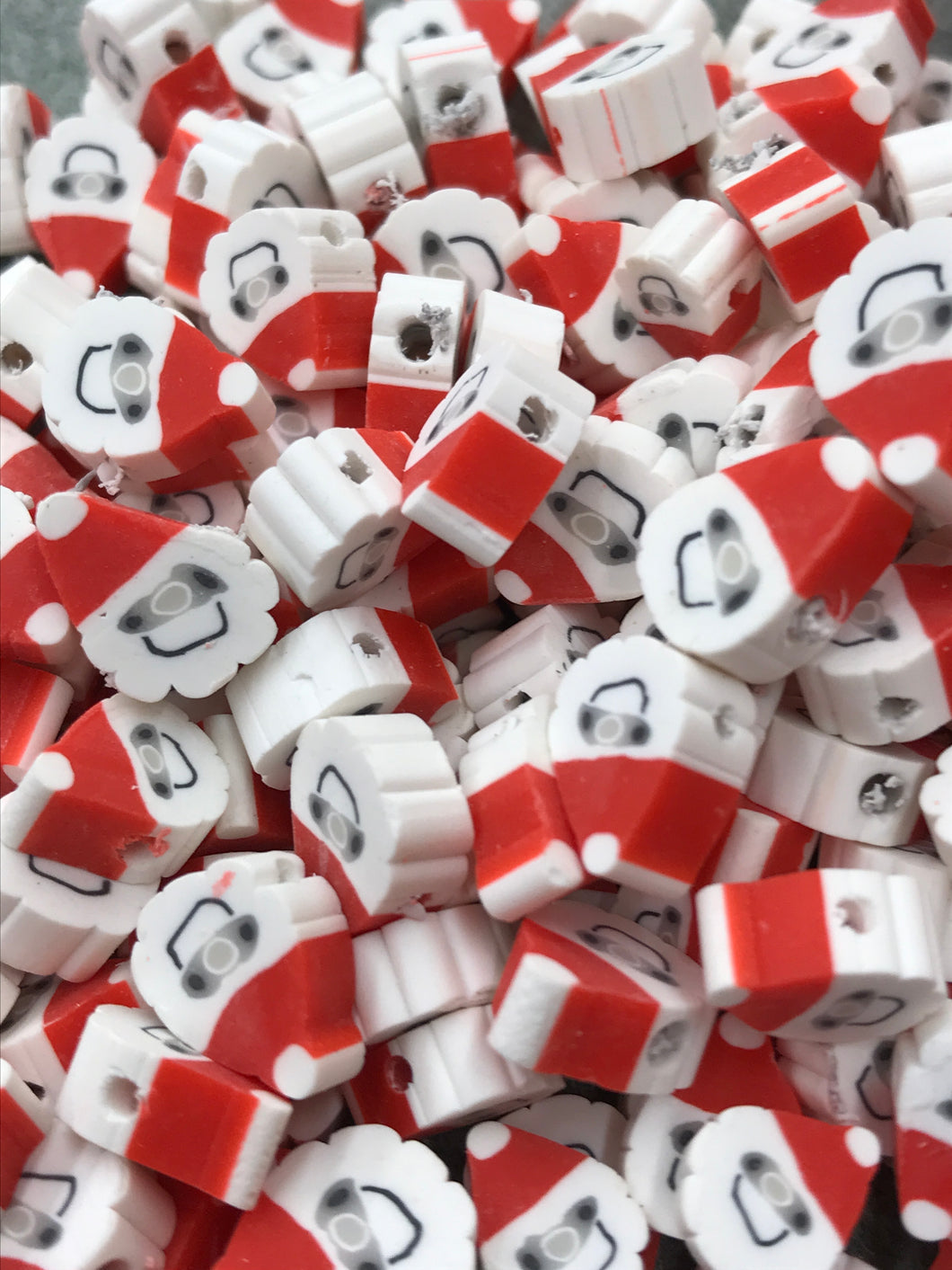 CLAY BEADS 11-12X8.5-10X5MM