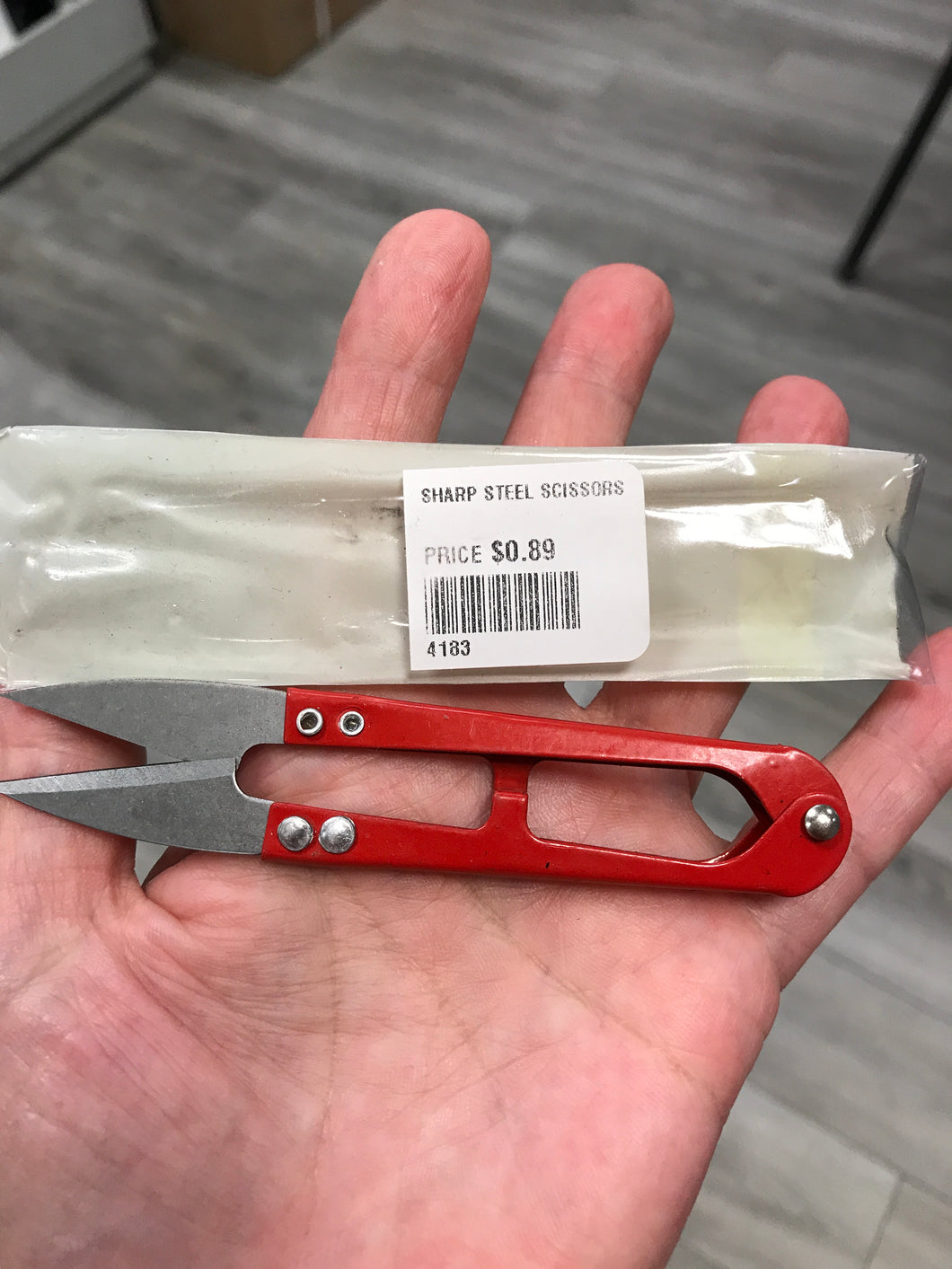 SHARP STEEL SCISSORS