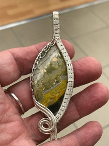 BUMBLEBEE JASPER PENDANT