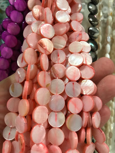 SHELL PINK FLAT ROUND