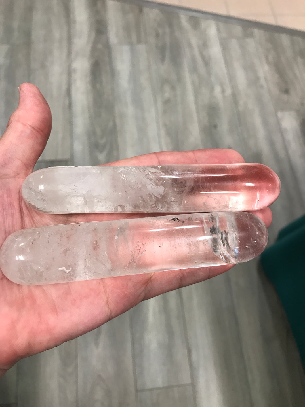 CLEAR QUARTZ MASSAGE WAND