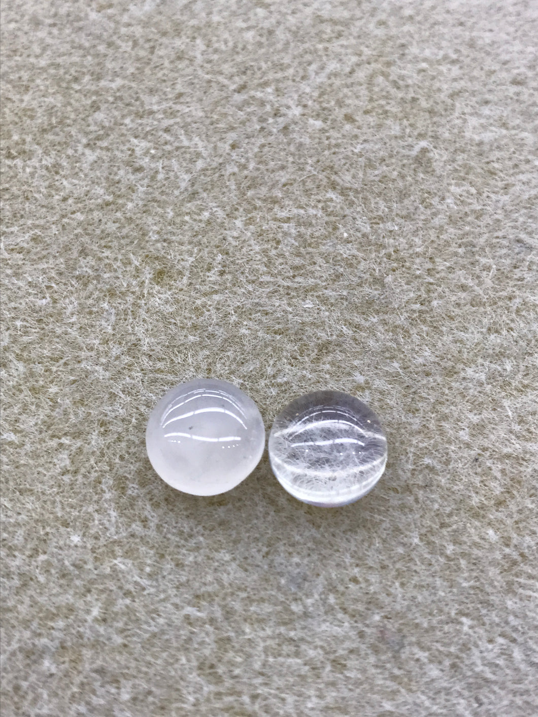CLEAR QUARTZ CABOCHON