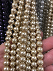 GLASS PEARL 8MM