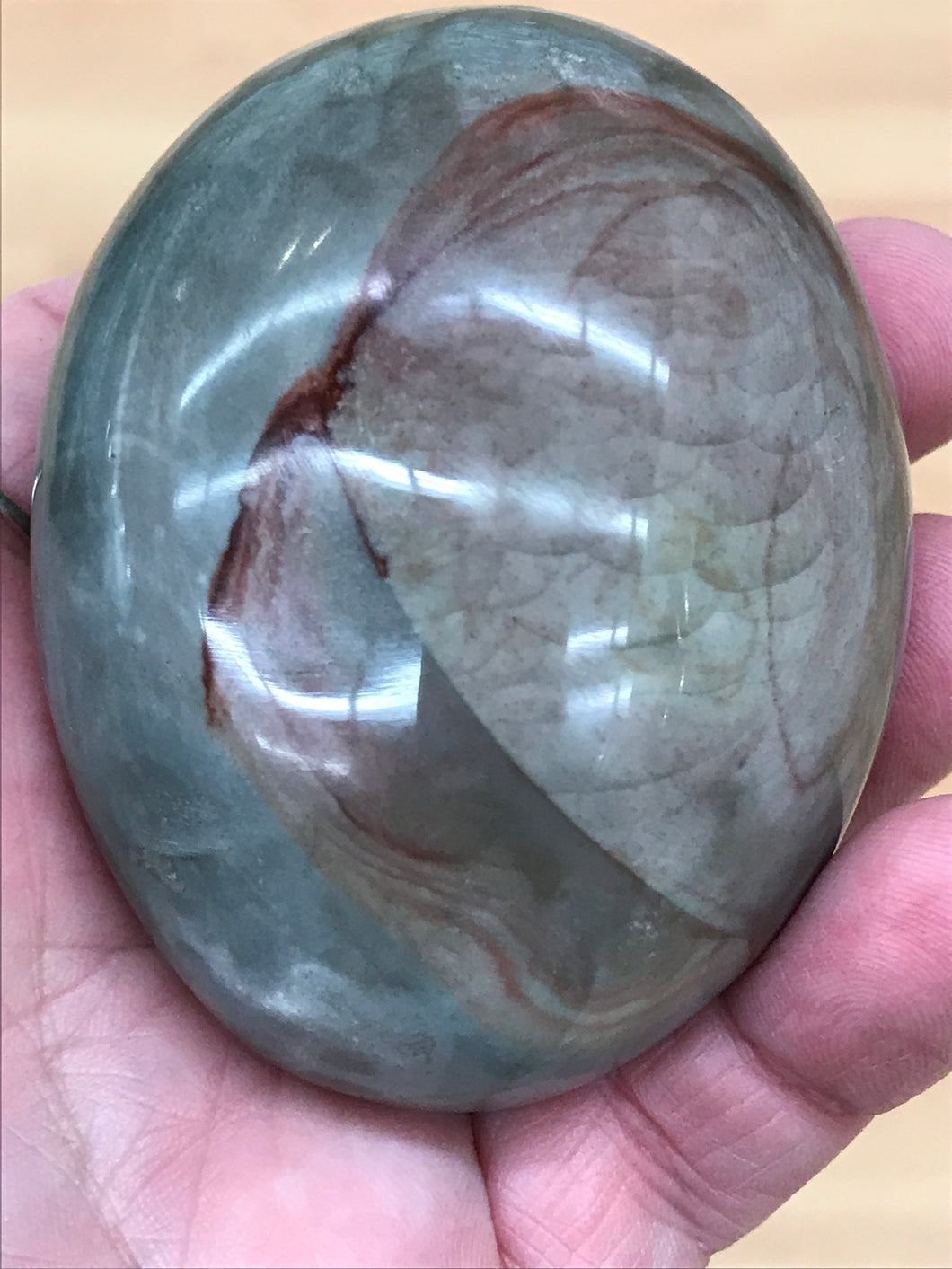 POLYCHROME JASPER PALM STONE