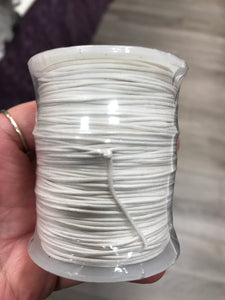 COTTON WAXED CORD WHITE
