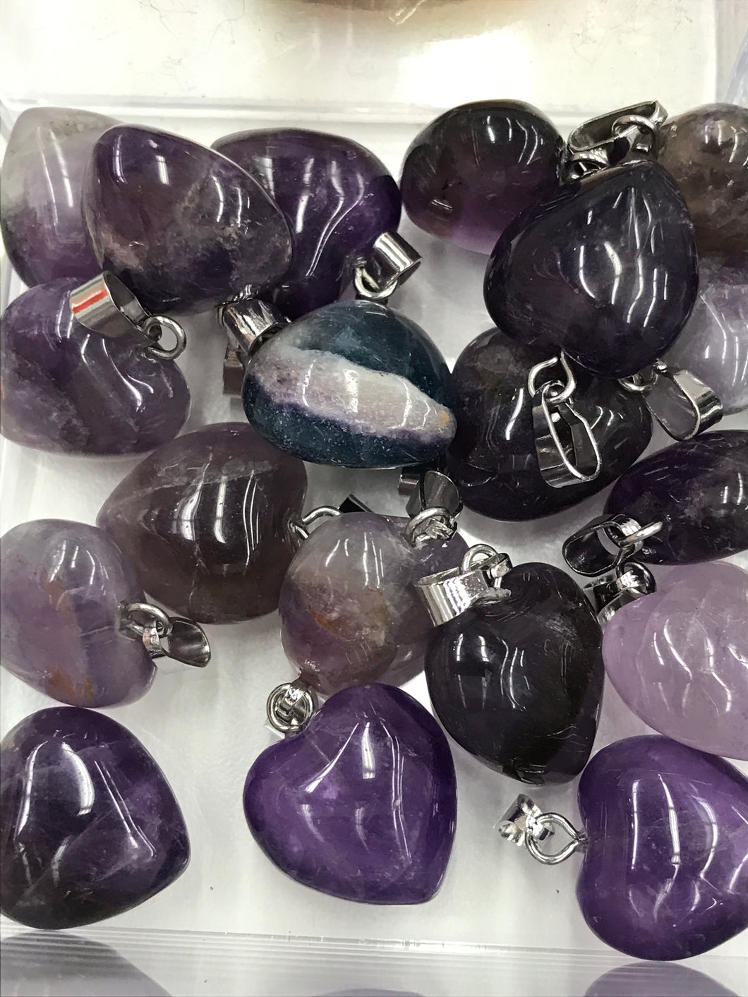 AMETHYST HEART PENDANT