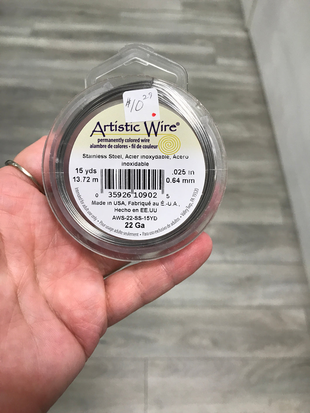 WIRE STAINLESS STEEL 22G