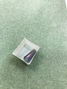 ELECTROPLATED GLASS FACETED CONE